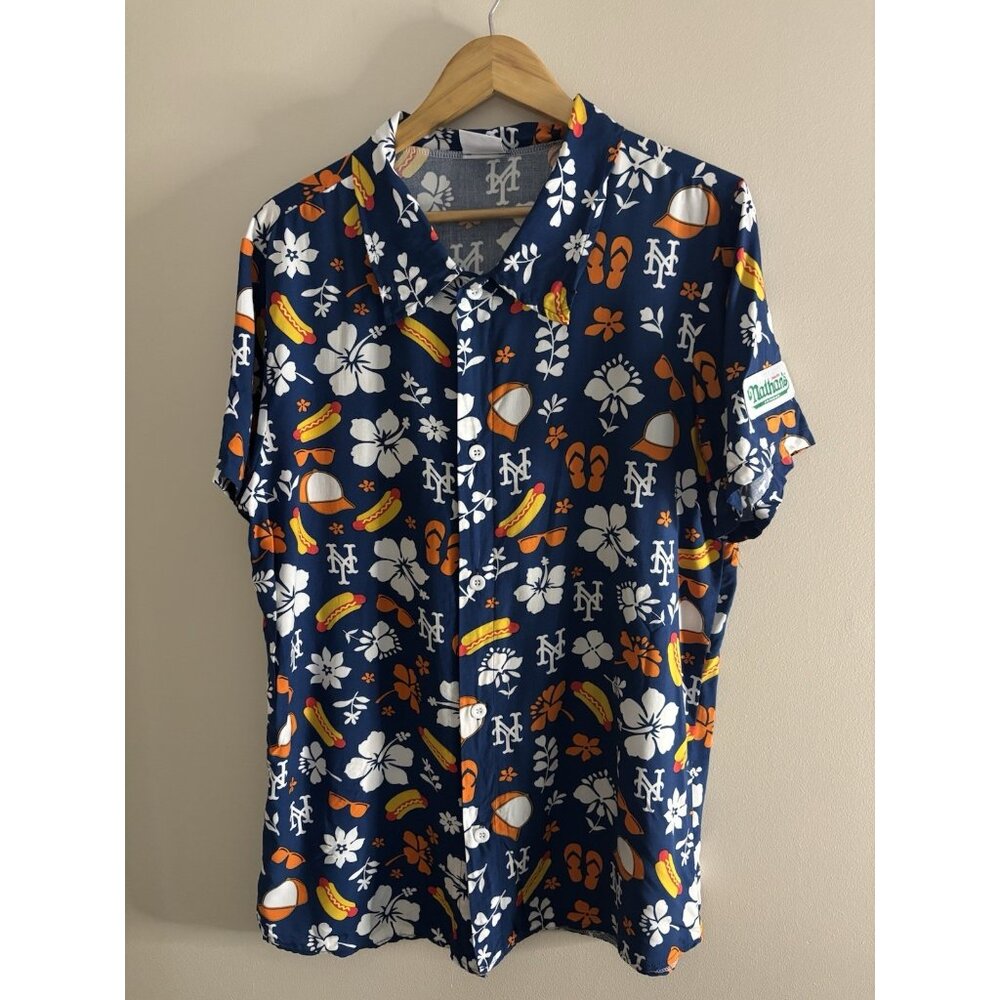 Men's NY Mets Hawaiian shirt